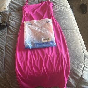 Popilush Pink Strapples Dress